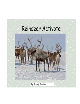 Preview of Reindeer activote flipchart