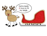 Reindeer/Santa Tricky Teens Ten Frame Game