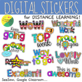 Reinforcement Digital Stickers | Seesaw Instructions included 