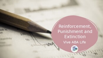 Preview of Reinforcement, Punishment, and extinction. ABA Parent/Staff Training.
