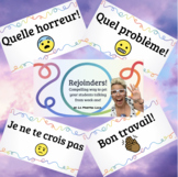 Rejoinders- FRENCH!- Get your students talking, week 1!