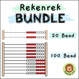 Rekenrek Clip Art | Bundle | Counting Beads | Dimensions o