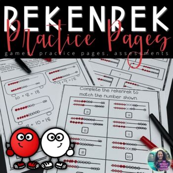 Preview of Rekenrek Worksheets Pdf