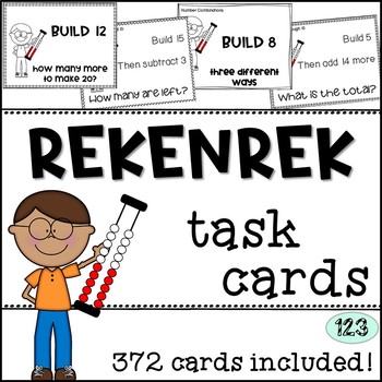 Preview of Rekenrek Task Cards
