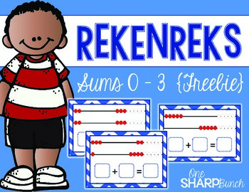 Preview of Rekenreks Sums 0-3 FREEBIE