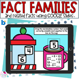 Fact Families - Addition and Subtraction - Winter GOOGLE Slides