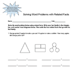 Related Fact Practice with Word Problems