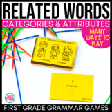 Related Words | Categories and Attributes | Grammar Games L.1.5
