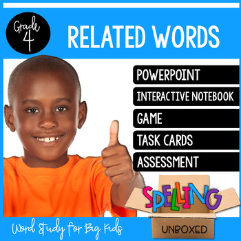 Preview of Related Words Spelling Word Work Unit