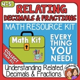 Relating Decimals to Fractions tenths & hundredths some Di
