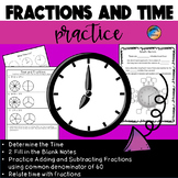 Relating Fractions With Time Using Clocks