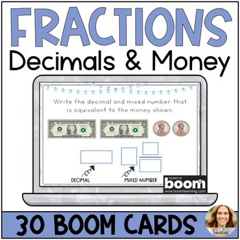 Fractions and Decimals Work Mats with Tenths and Hundredths - 4th Grade Math