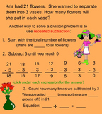 Relating Subtraction and Division 3rd grade Go Math!