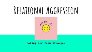 Preview of Relational Aggression- Making Female Sports Teams Stronger