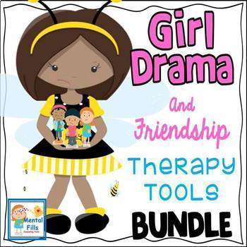 Preview of Girl Drama and Friendship Therapy Tools BUNDLE