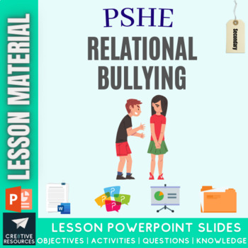 Preview of Relational Bullying Anti Bullying Prevention | Friendships   | SEL