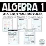 Relations & Functions Guided Notes and Videos