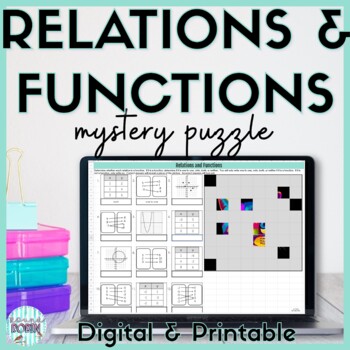 Preview of Relations and Functions Digital Activity