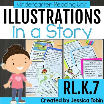 Preview of Illustrations Unit Relationship Between Illustration & Text Kindergarten RL.K.7