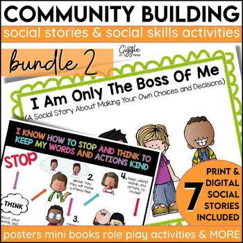 Relationship Building Social Skills Activities Bundle | Behavior Management