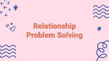 Preview of Relationship Problem Solving -problem solving/social scenarios
