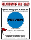 Relationship Red Flags - Teen Dating Violence Awareness & 