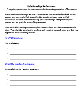 relationship worksheets for couples pdf