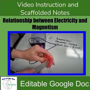 Preview of Relationship between Electricity and Magnetism Video Notes (Flipped Physics)