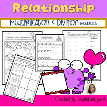 Preview of Relationship between Multiplication and Division | 3rd Grade Math worksheet