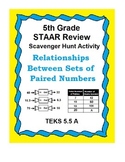 Relationships Between Paired Numbers  TEKS 5.5A  STAAR Review