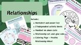 Relationships (Handouts and Worksheets)