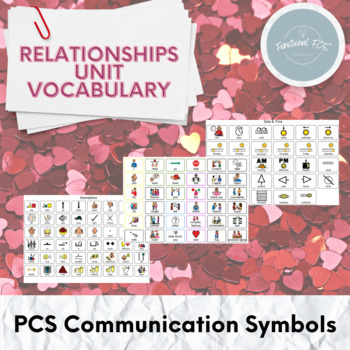 Preview of Relationships Unit: Vocabulary PCS