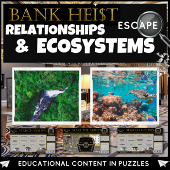 Preview of Relationships and Ecosystems Escape Room