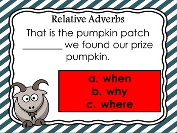 what is a relative adverb