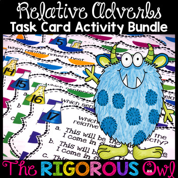 Relative Adverbs Task Cards