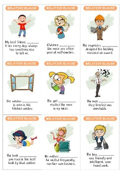 Relative Clauses  Classroom Secrets Kids