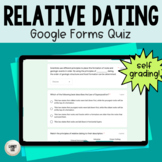 Relative Dating Comprehension Quiz