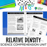 Relative Density | Physical Properties Science Reading Pas