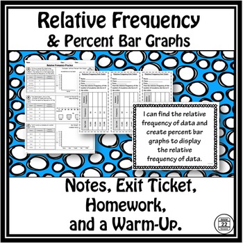 Preview of Relative Frequency and Percent Bar Graphs Notes