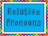 Relative Pronoun PowerPoint