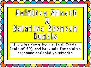 Preview of Relative Pronoun and Relative Adverb Bundle