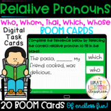 Relative Pronouns Boom Cards