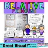 Relative Pronouns and Adverbs Activity {for INTERACTIVE NO