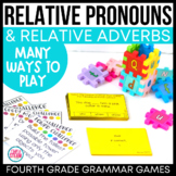 Relative Pronouns and Adverbs | Fourth Grade Grammar Games