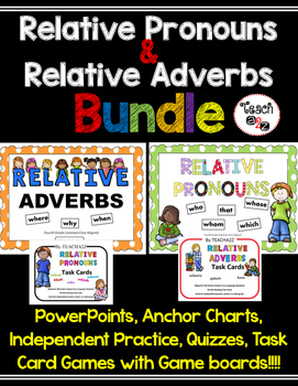 Preview of Relative Pronouns and Relative Adverbs
