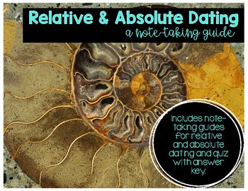 Relative and Absolute Dating by The Science Beagle | TpT