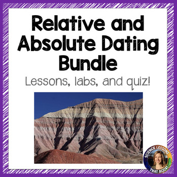 Preview of Relative and Absolute Dating Bundle