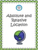 Relative and Absolute Location Activities by the Talkative Teacher