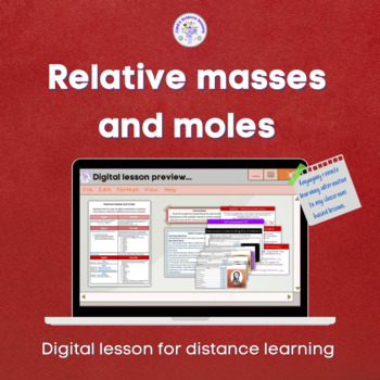 Preview of Relative masses and moles Distance learning (GCSE)