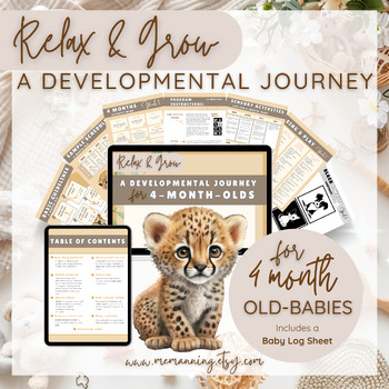 Preview of Relax & Grow - Infant Curriculum (4-Months-Old)